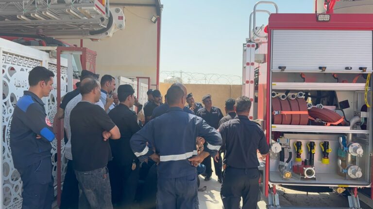 Turnover of 31 Angloco Fire Fighting Units to the Iraqi Ministry of Interior and Operators Training.